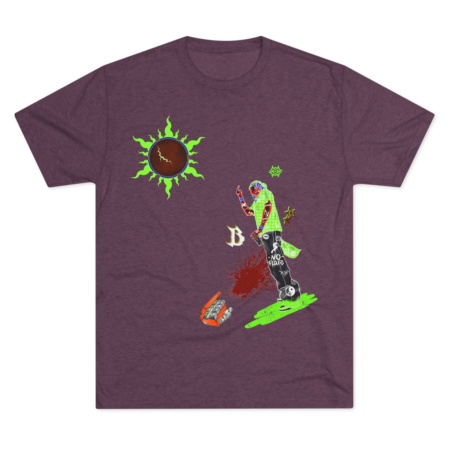 Tri Blend T-Shirt / The World Ruler