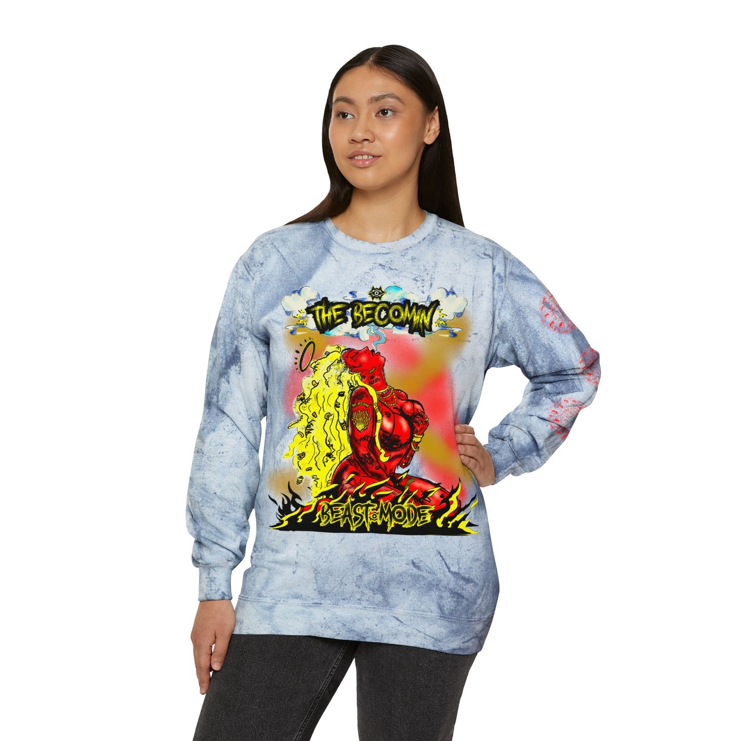 Color Blast Sweatshirt - Beast Mode