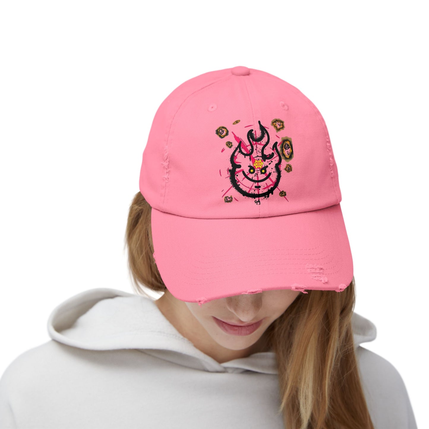 Distressed Cap-Inner Flames