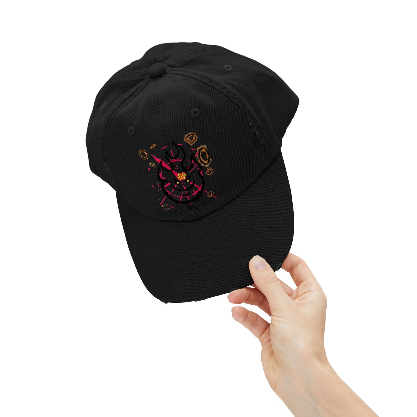 Distressed Cap-Inner Flames