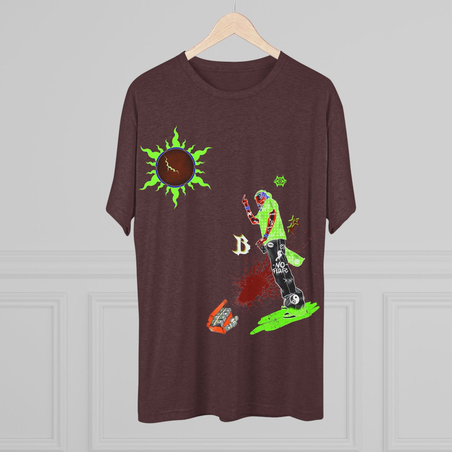 Tri Blend T-Shirt / The World Ruler