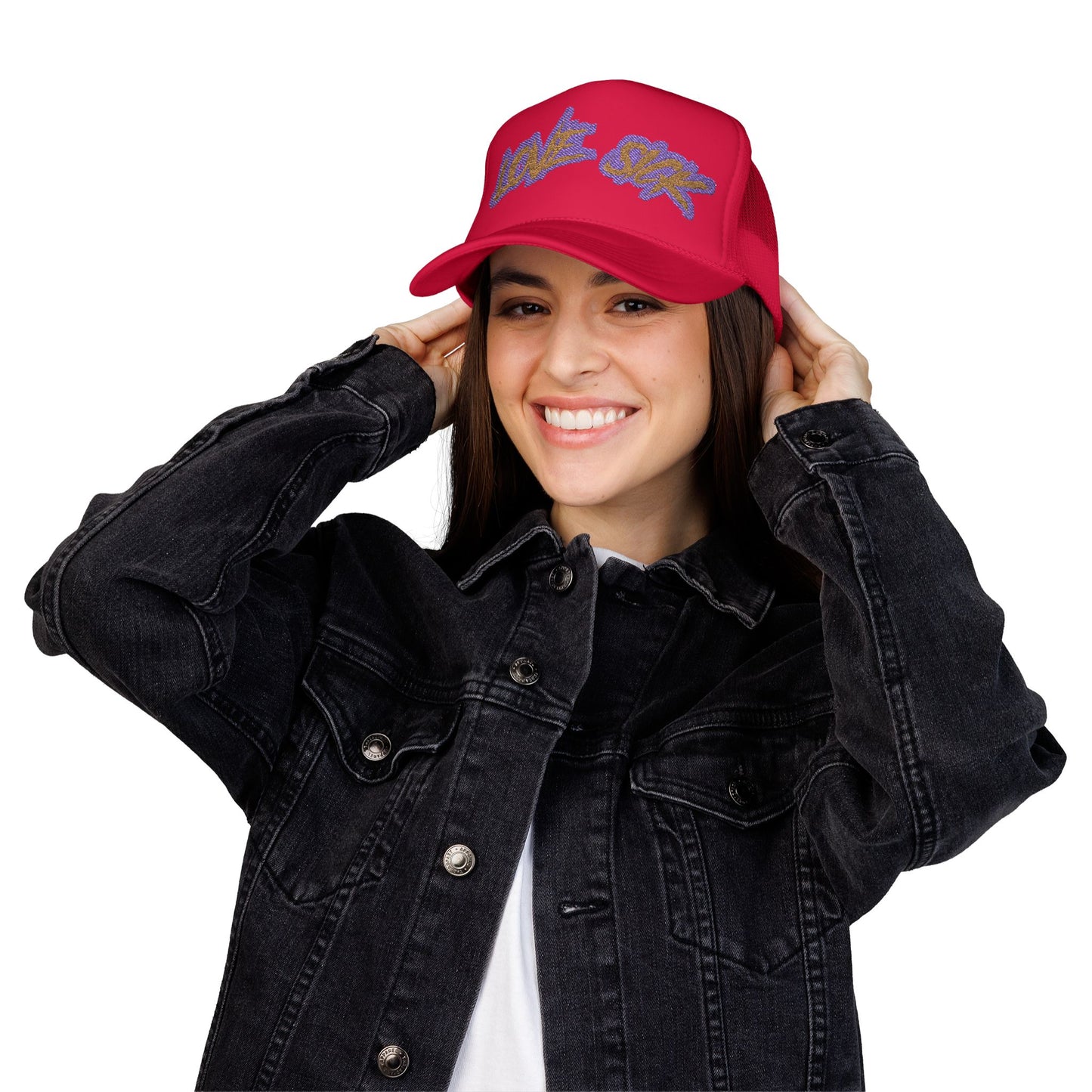 Vibrant Love & Sunk Foam Trucker Hat