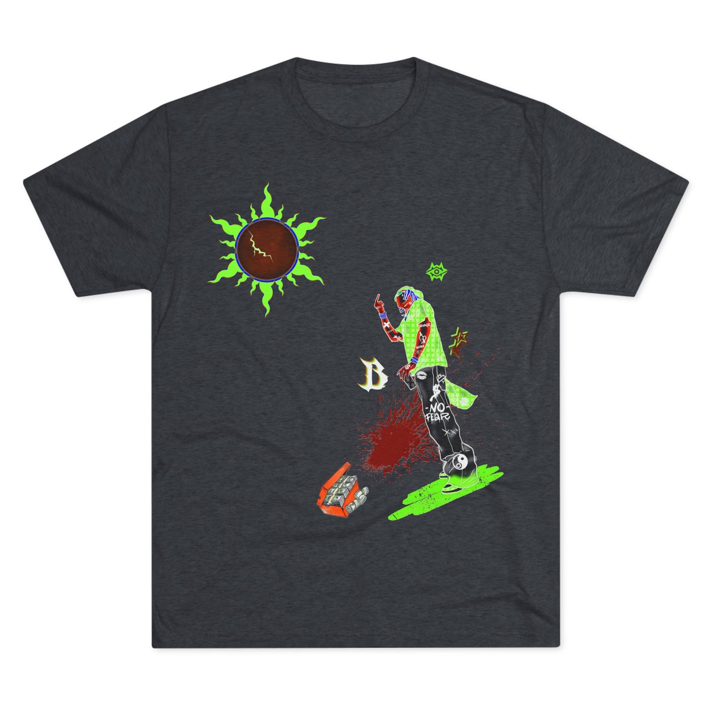 Tri Blend T-Shirt / The World Ruler