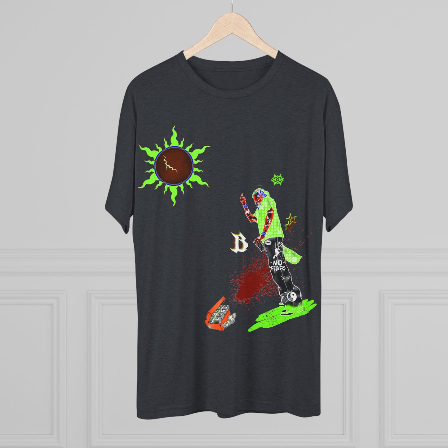 Tri Blend T-Shirt / The World Ruler
