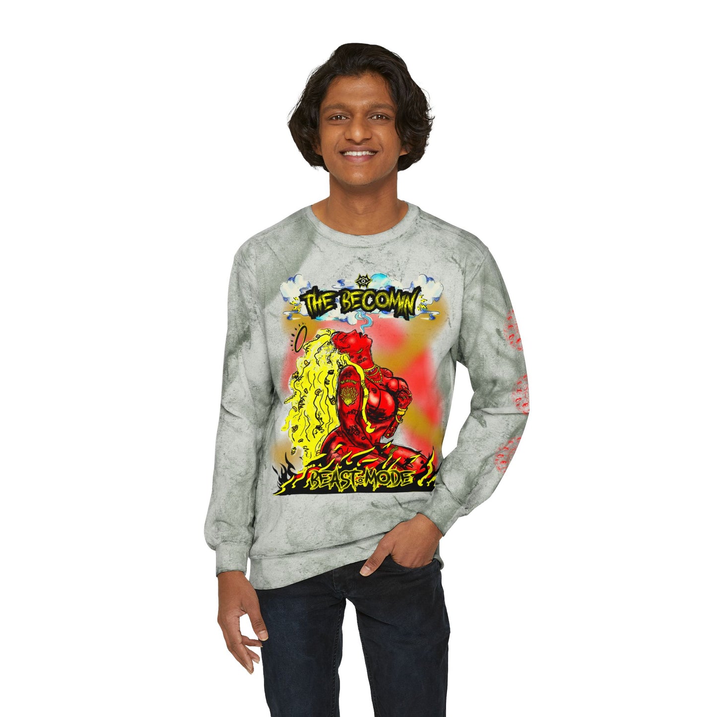 Color Blast Sweatshirt - Beast Mode