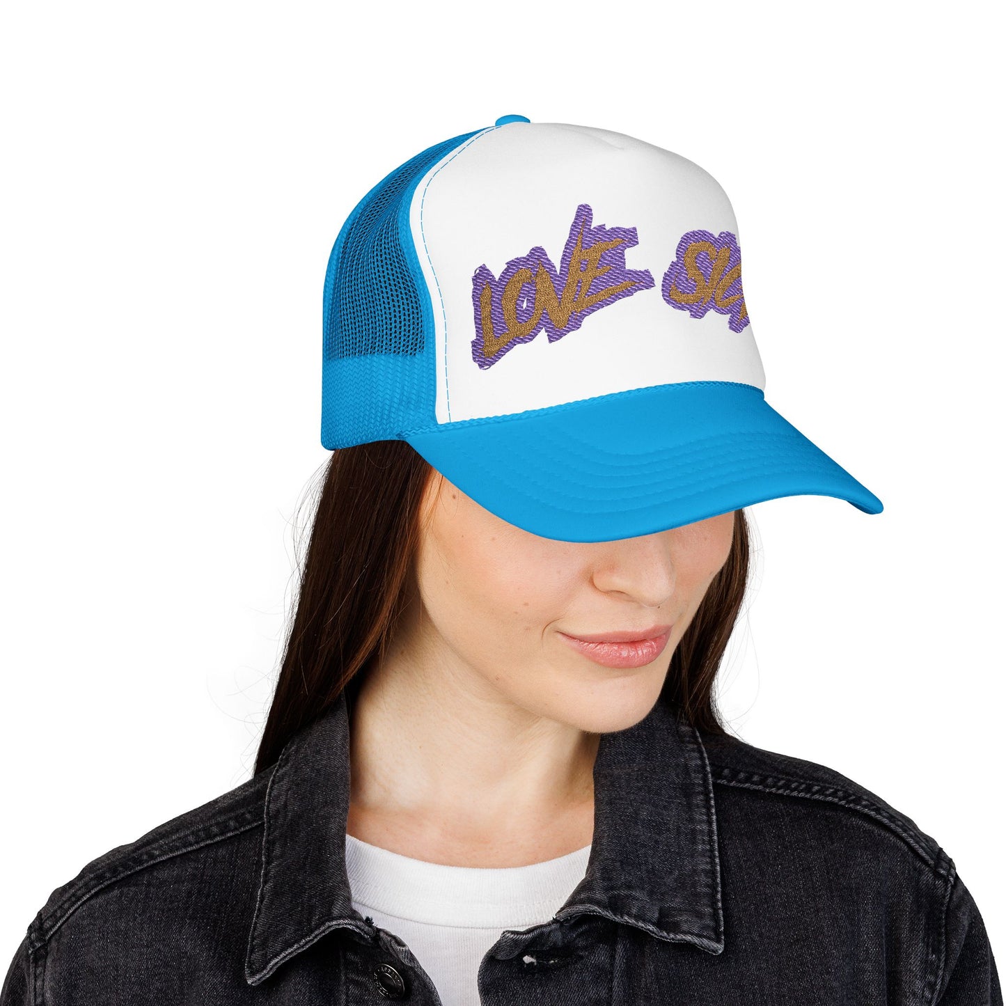 Vibrant Love & Sunk Foam Trucker Hat
