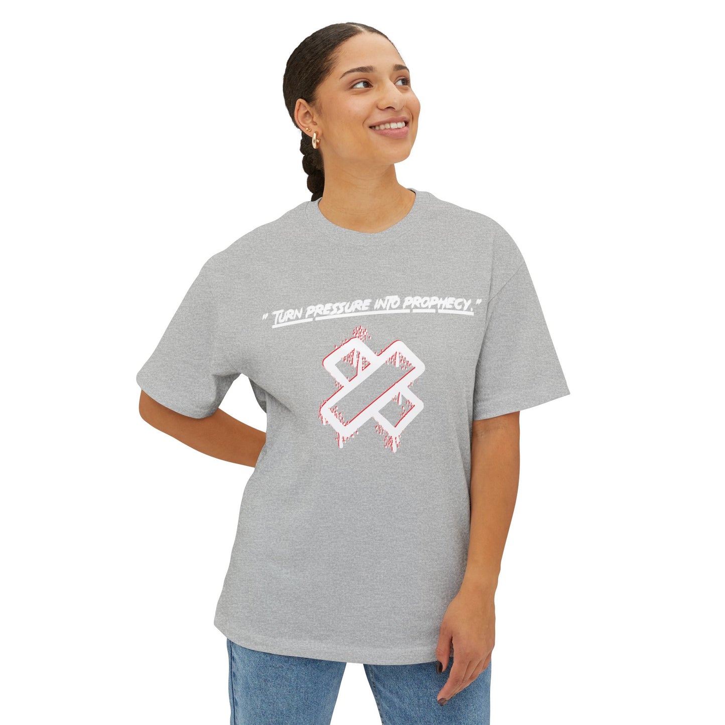 Oversized Boxy Tee- High Voltage