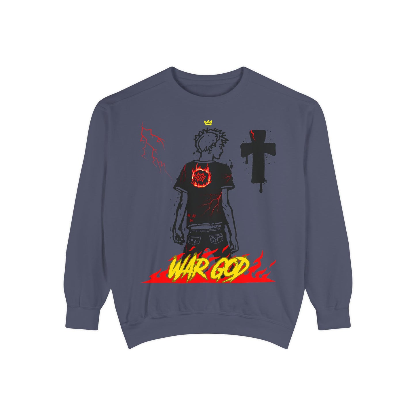 Dyed Sweatshirt /War God