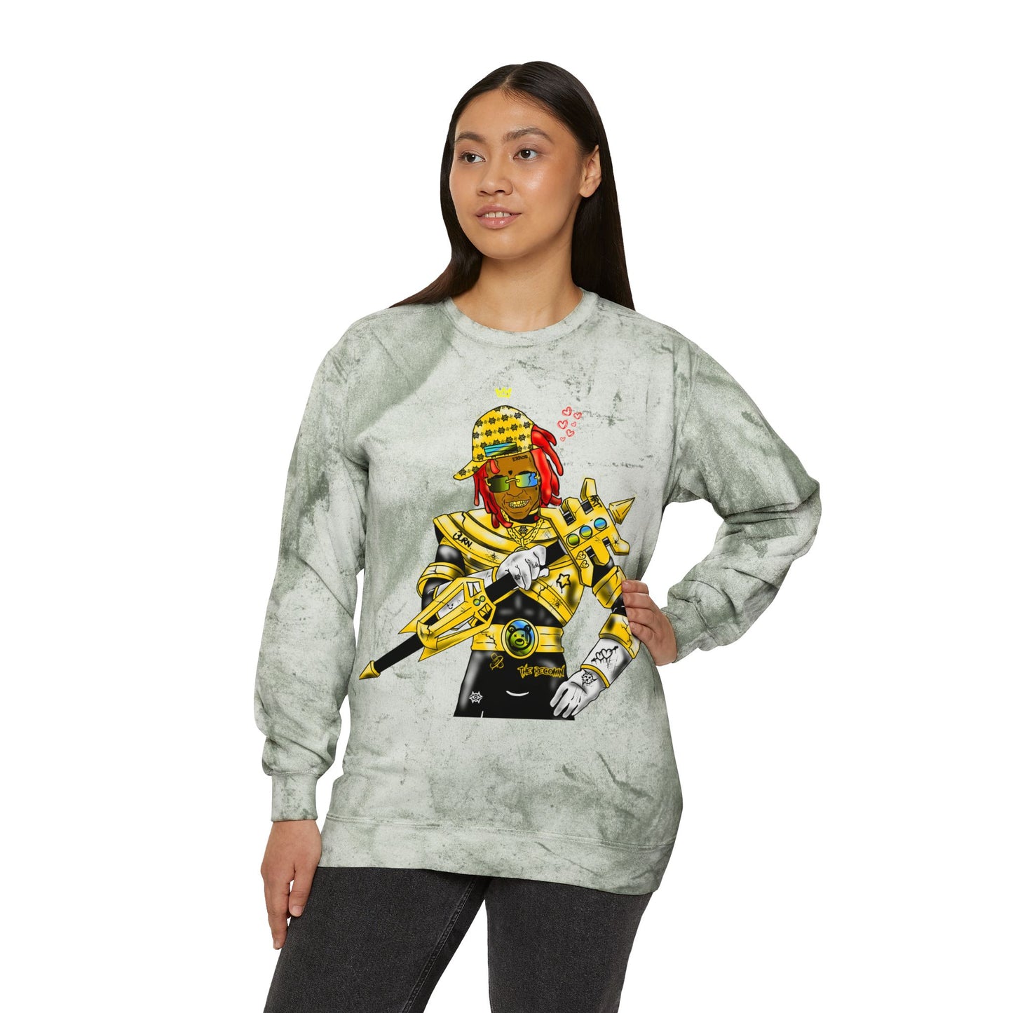 Color Blast Crewneck Sweatshirt