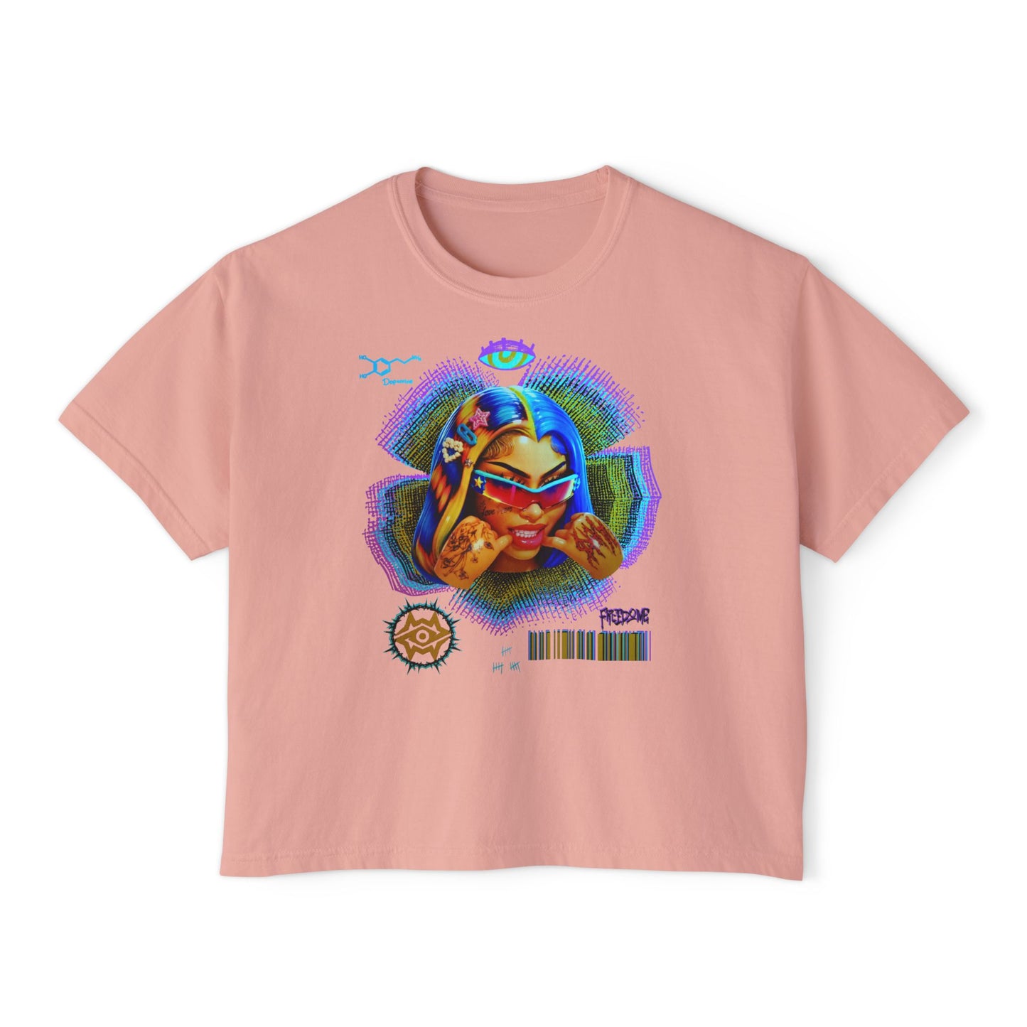 Boxy Tee - Retro Goddess