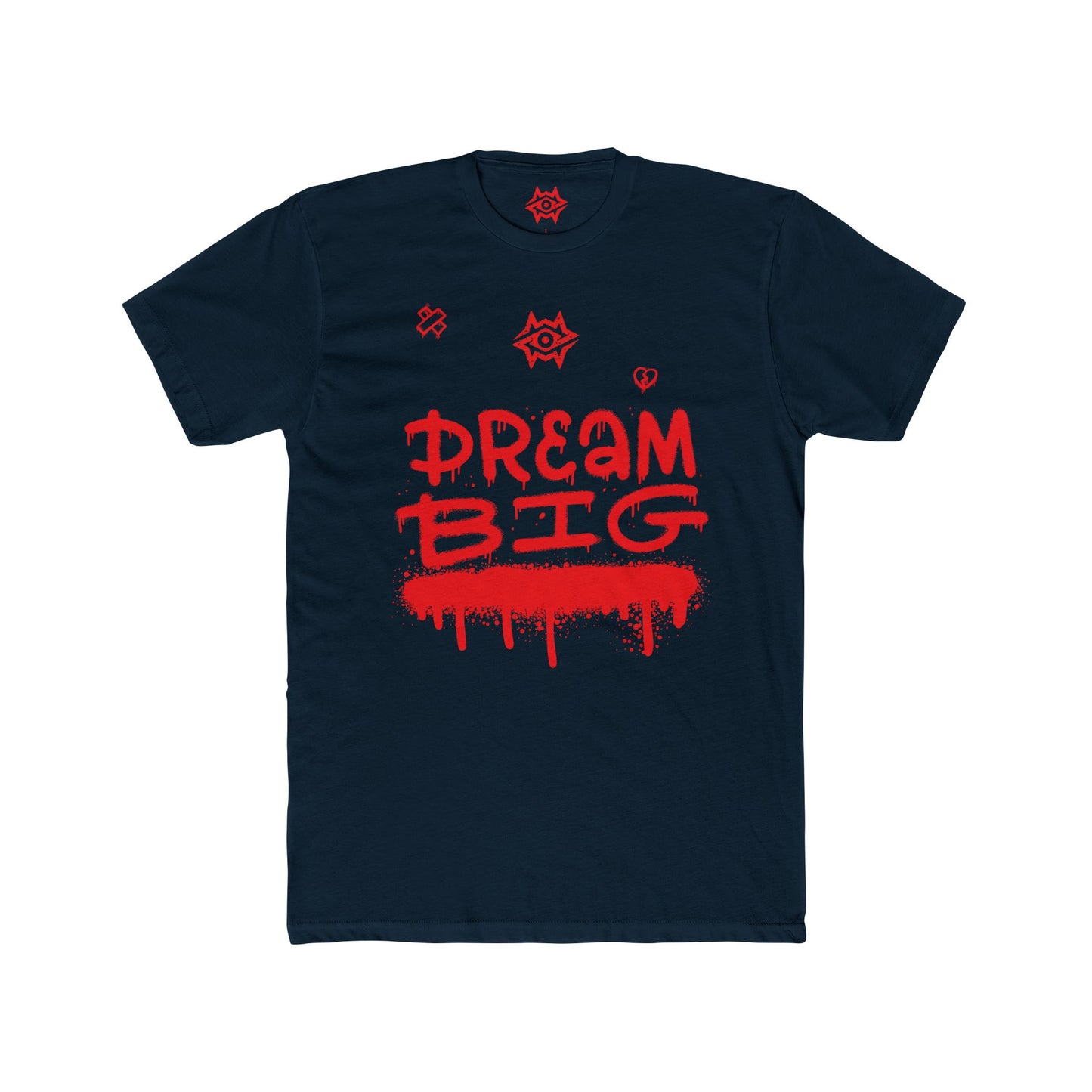 Cotton Crew Neck T-Shirt / Dream Big