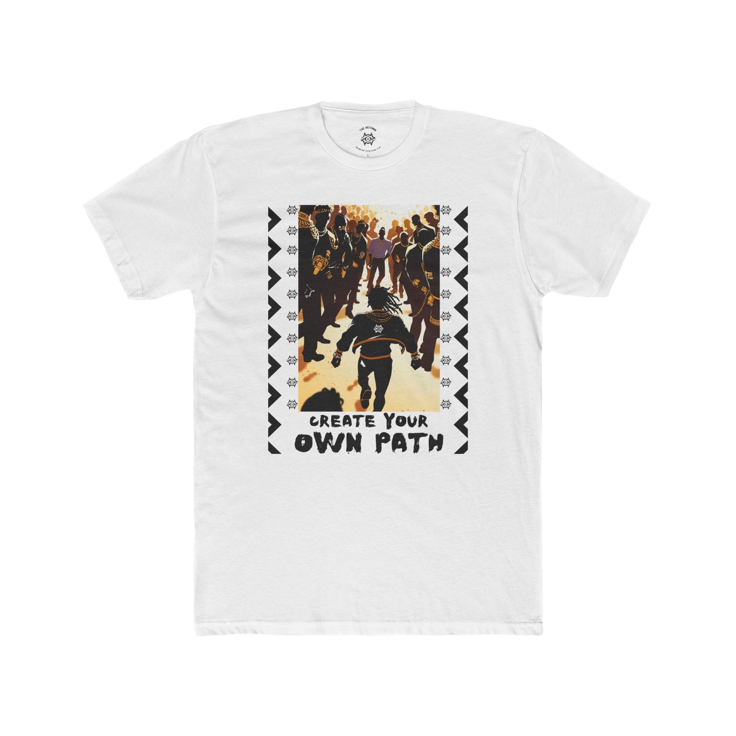 Cotton Crew Neck T-Shit /Path Maker