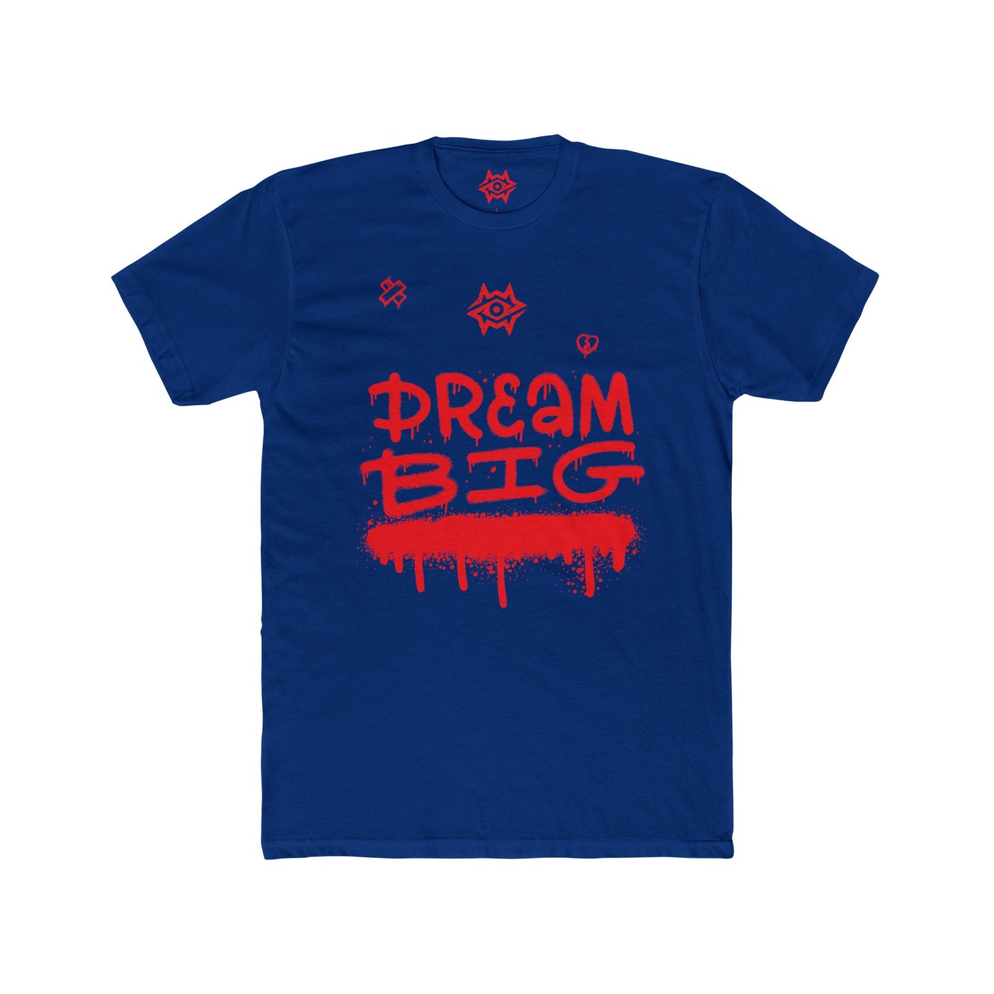 Cotton Crew Neck T-Shirt / Dream Big