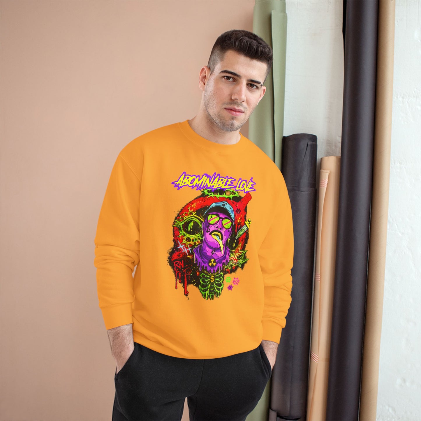 Champion Sweatshirt / Radioactive Hero