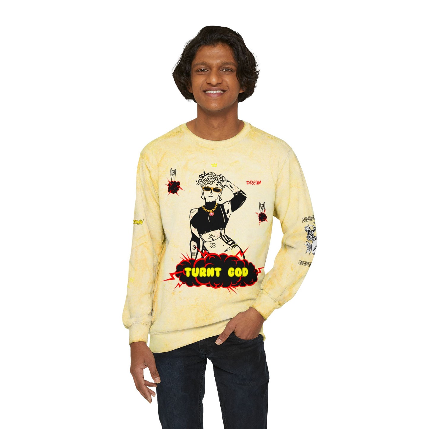 Color Blast Sweatshirt / Turnt God