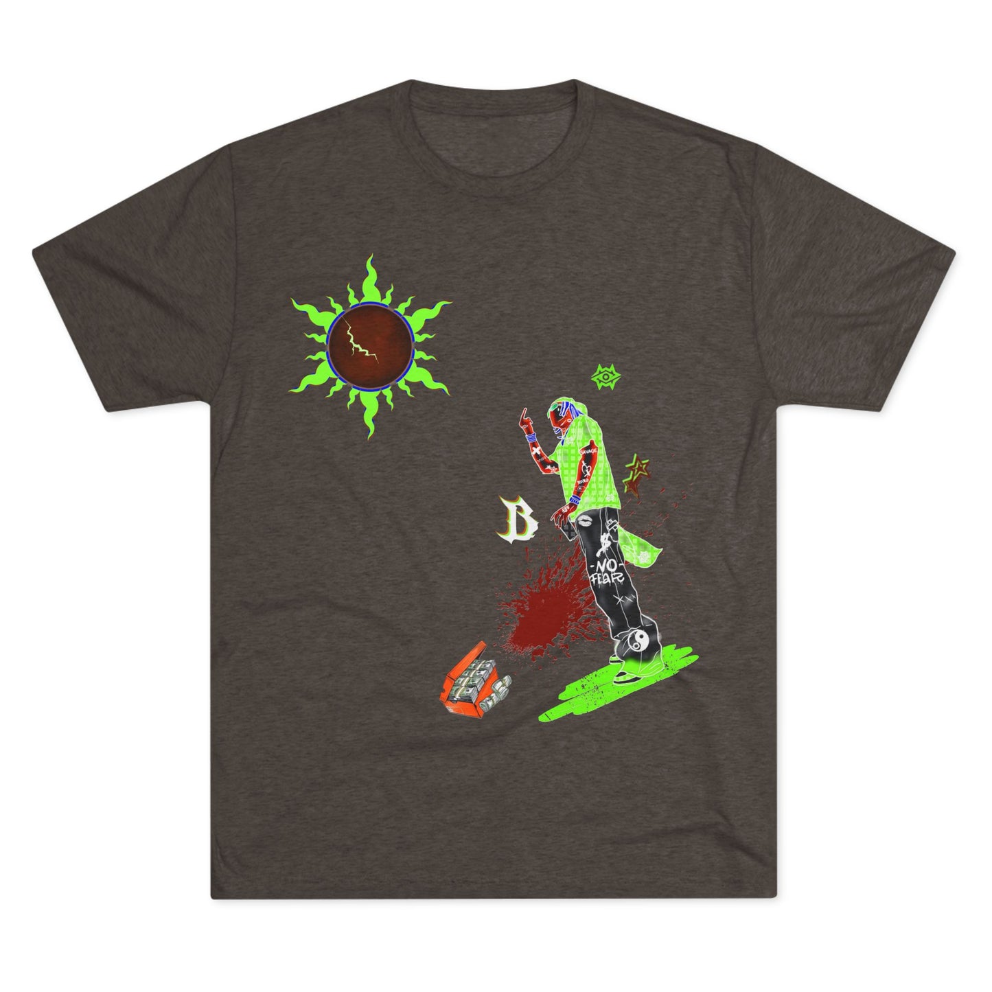 Tri Blend T-Shirt / The World Ruler