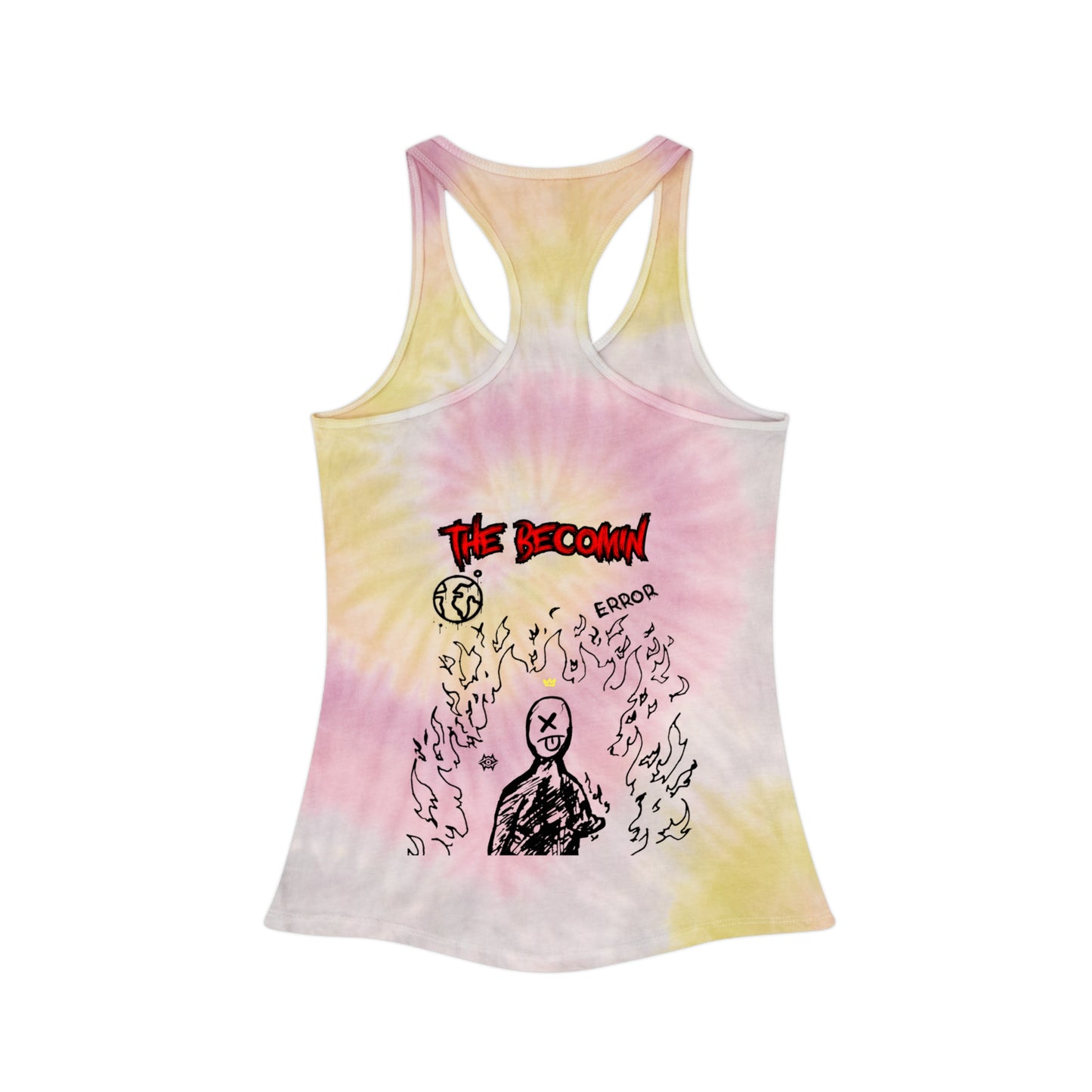 Tie Dye Racerback Tank Top - Beast Mode