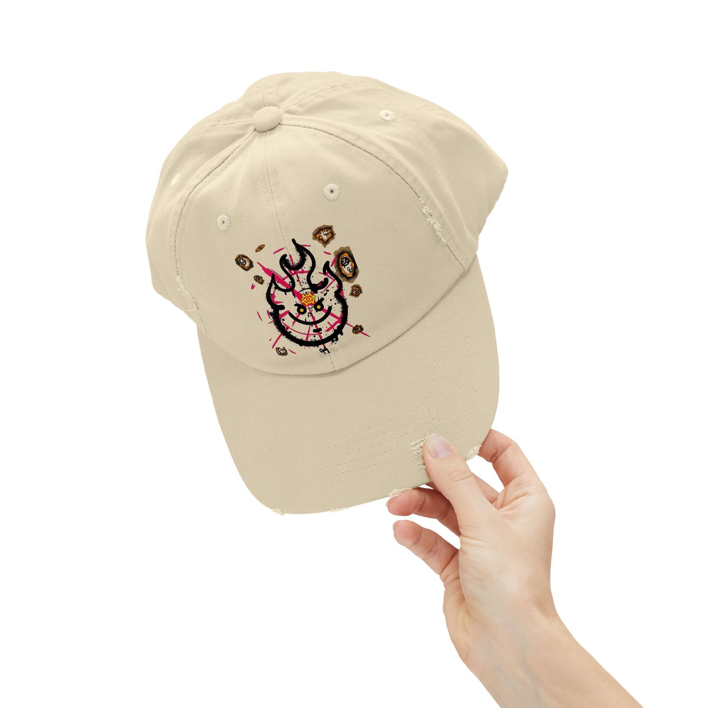 Distressed Cap-Inner Flames