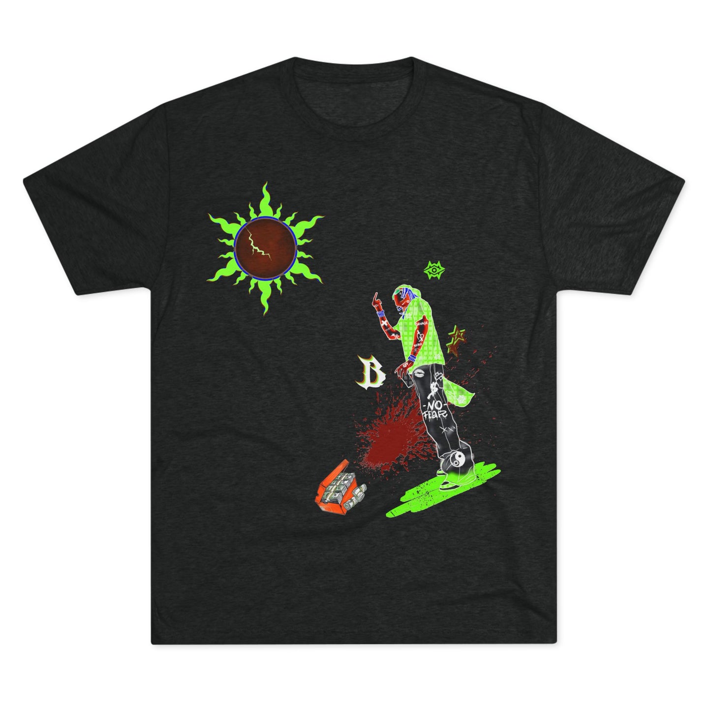 Tri Blend T-Shirt / The World Ruler