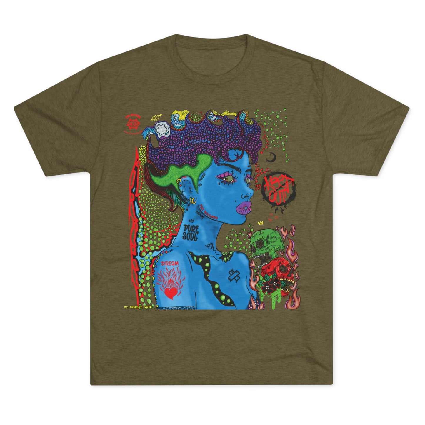 Tri-Blend T-Shirt/ Scorn Queen