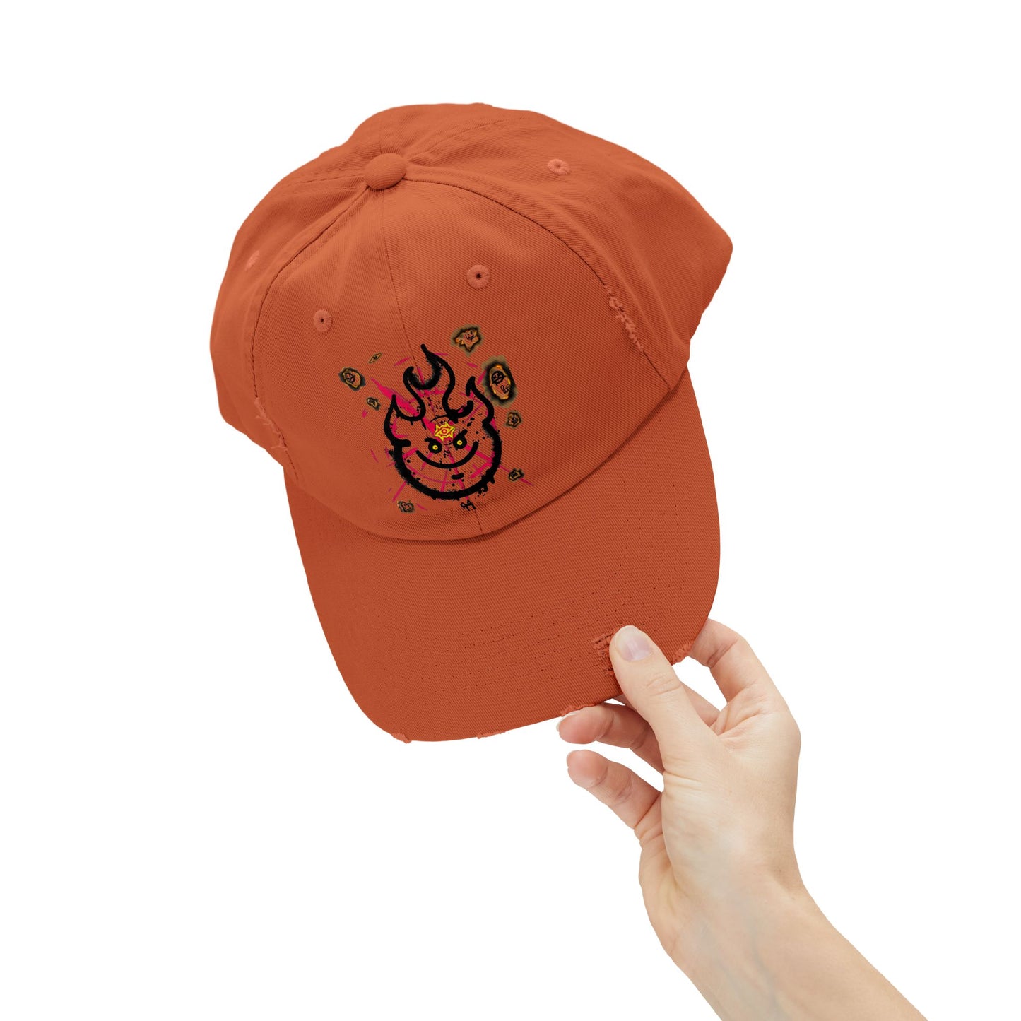 Distressed Cap-Inner Flames