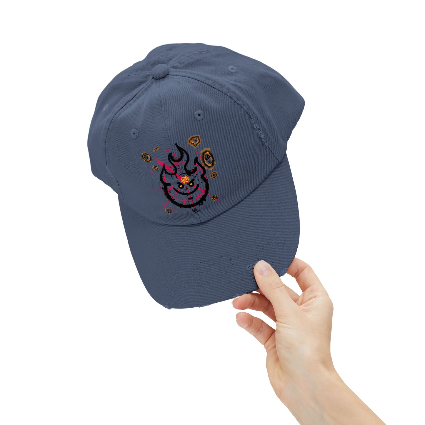 Distressed Cap-Inner Flames