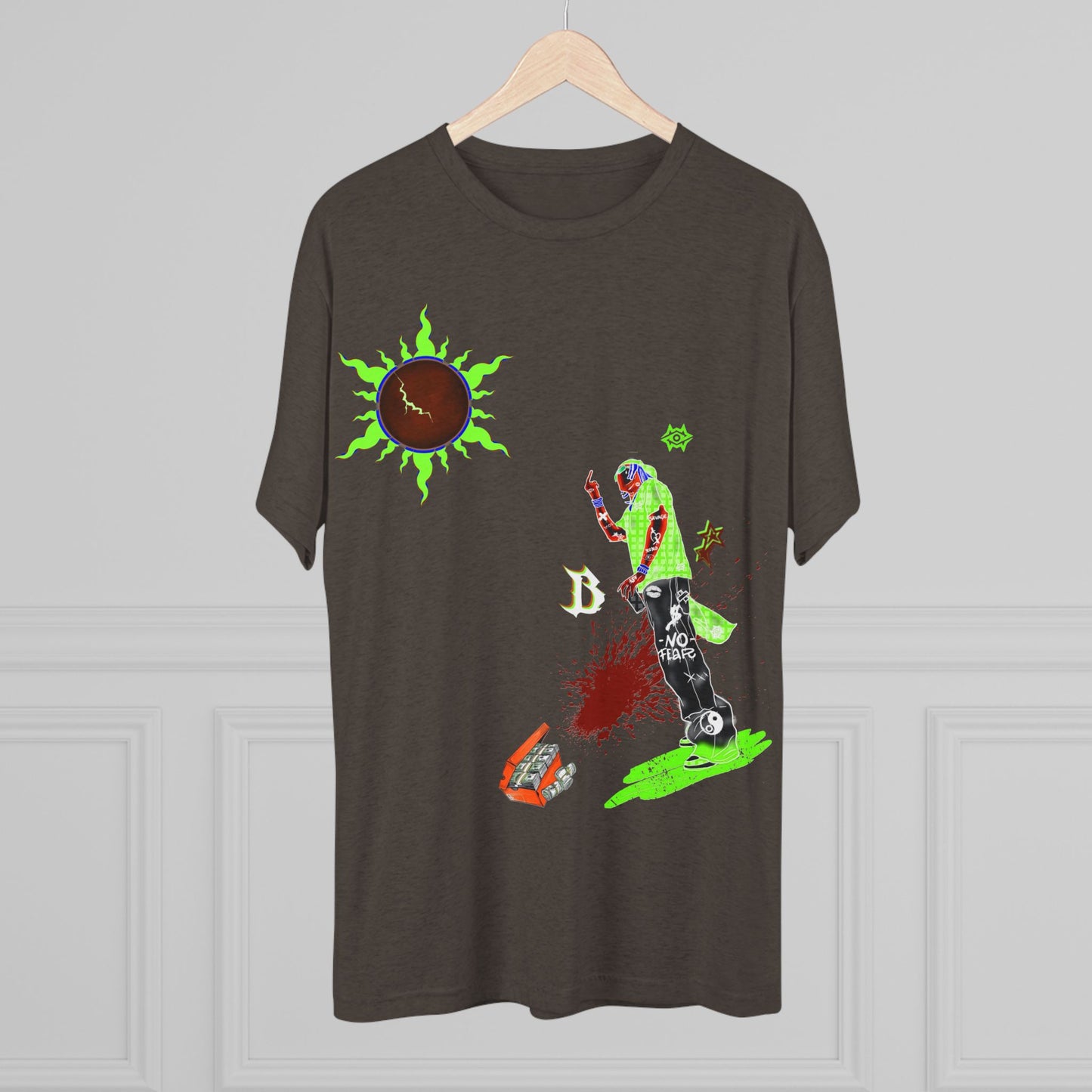 Tri Blend T-Shirt / The World Ruler