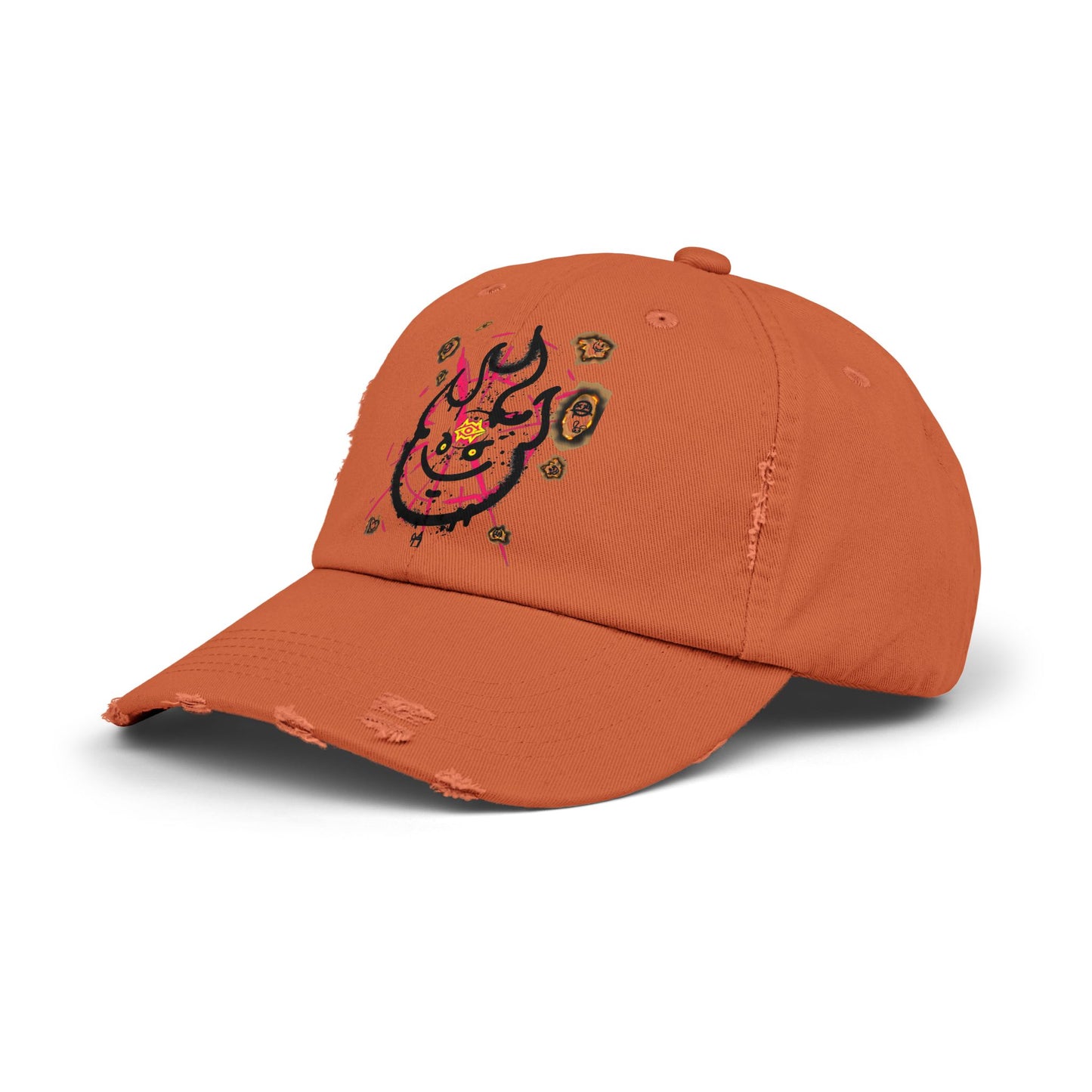 Distressed Cap-Inner Flames