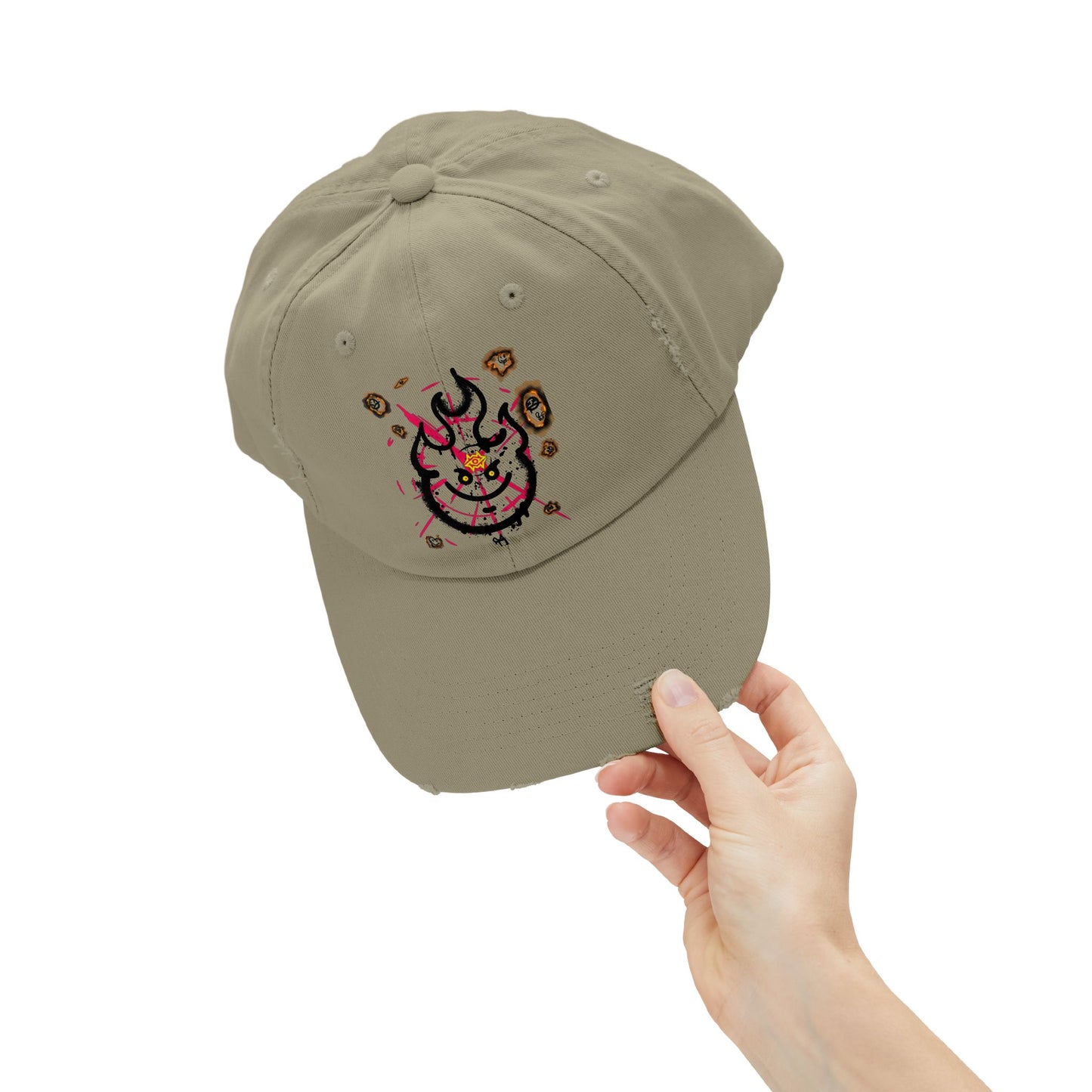 Distressed Cap-Inner Flames