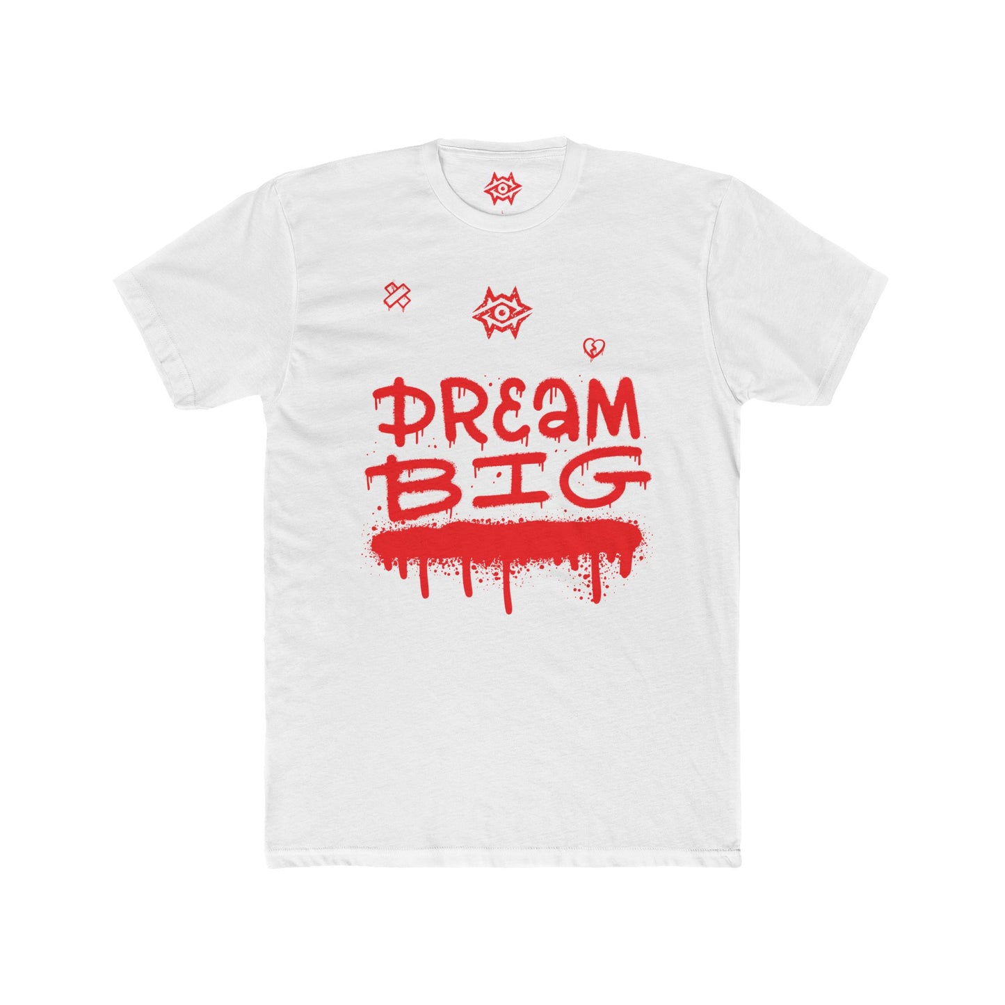 Cotton Crew Neck T-Shirt / Dream Big