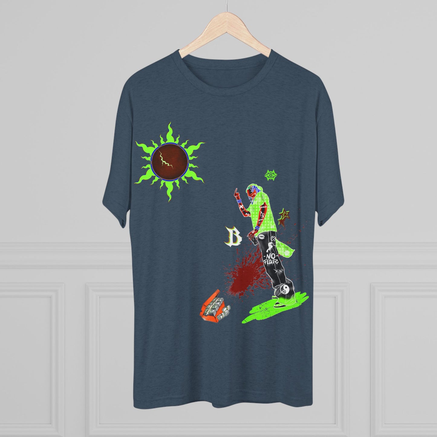 Tri Blend T-Shirt / The World Ruler