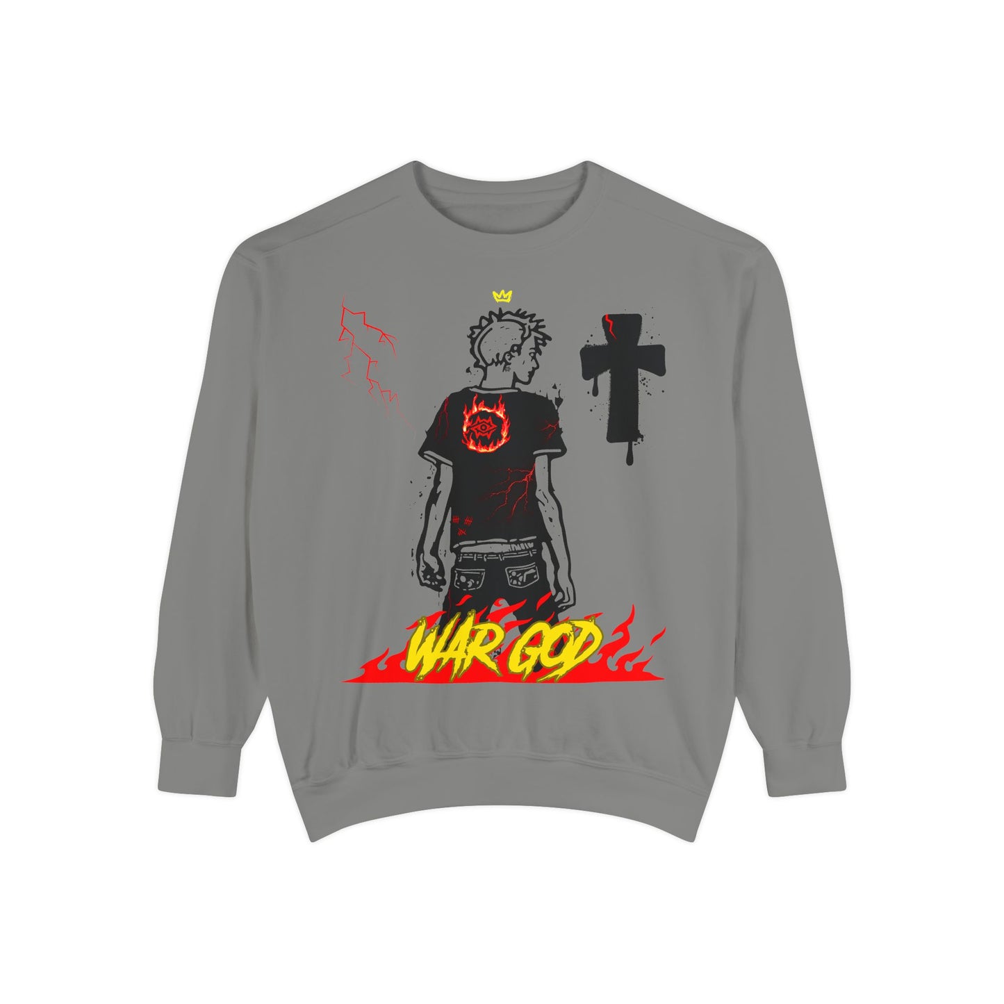 Dyed Sweatshirt /War God