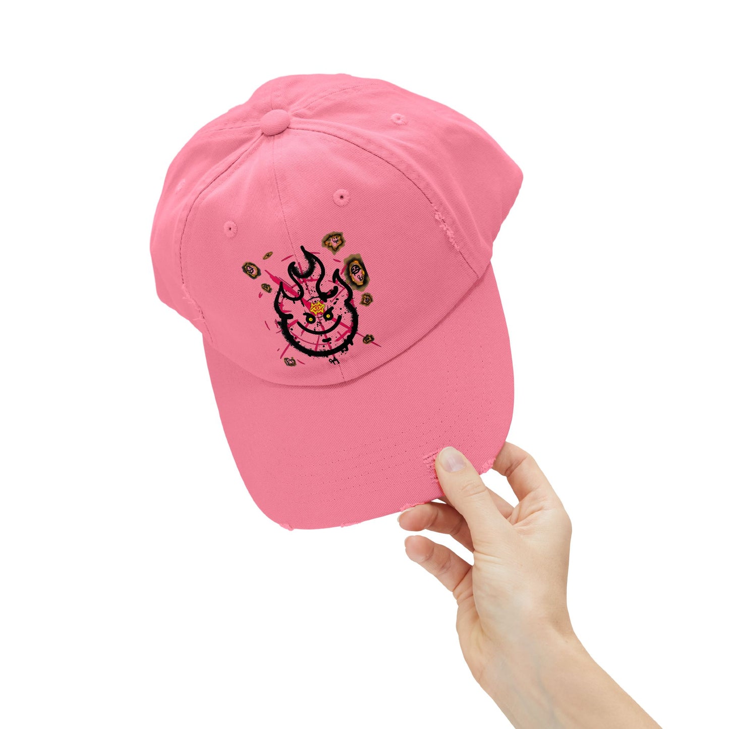 Distressed Cap-Inner Flames