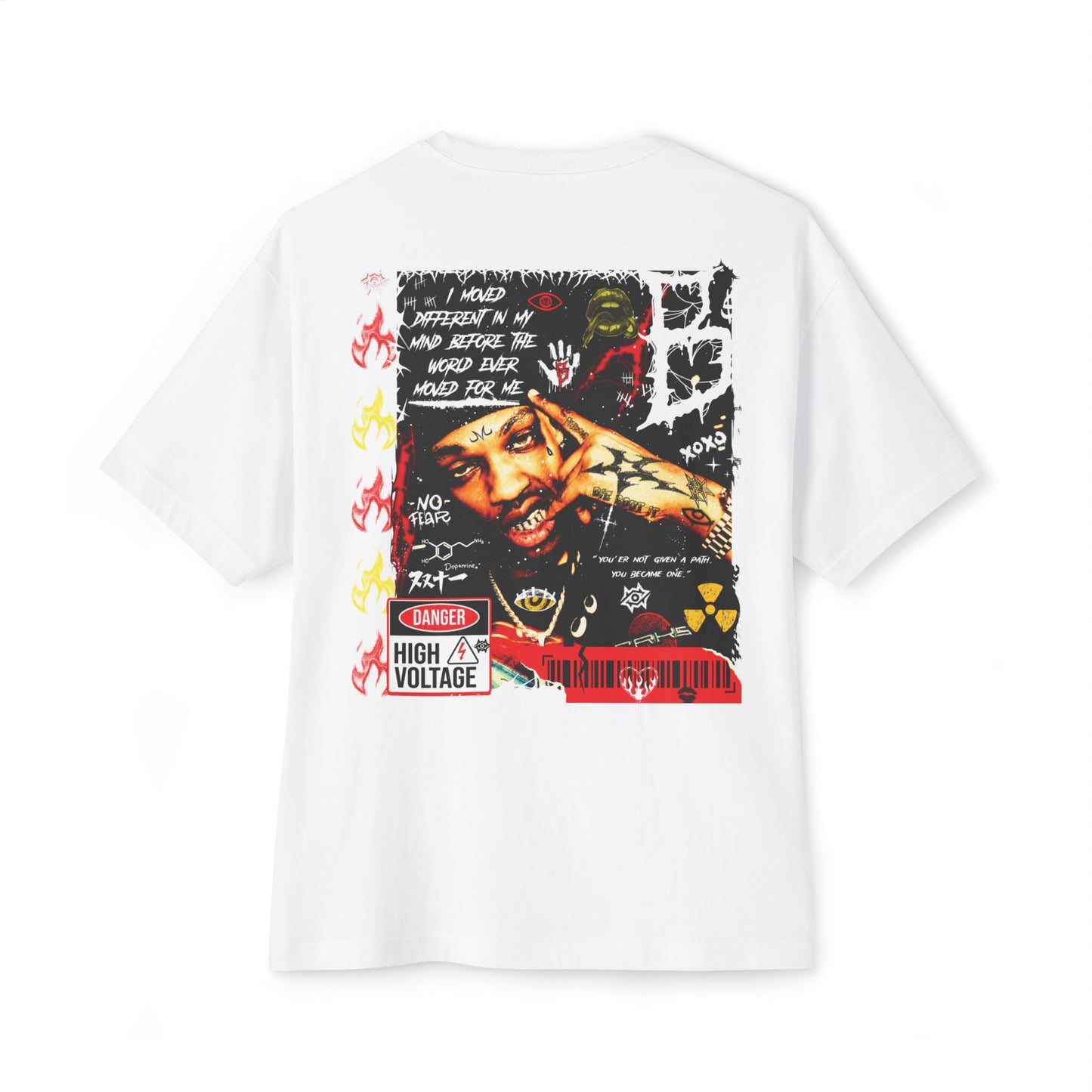 Oversized Boxy Tee- High Voltage