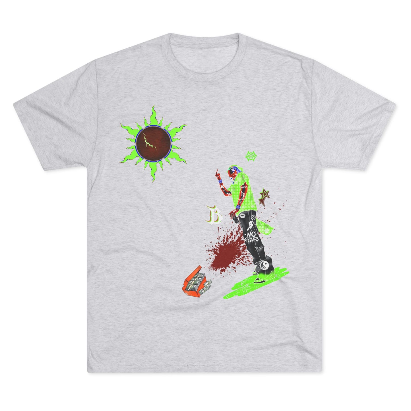 Tri Blend T-Shirt / The World Ruler