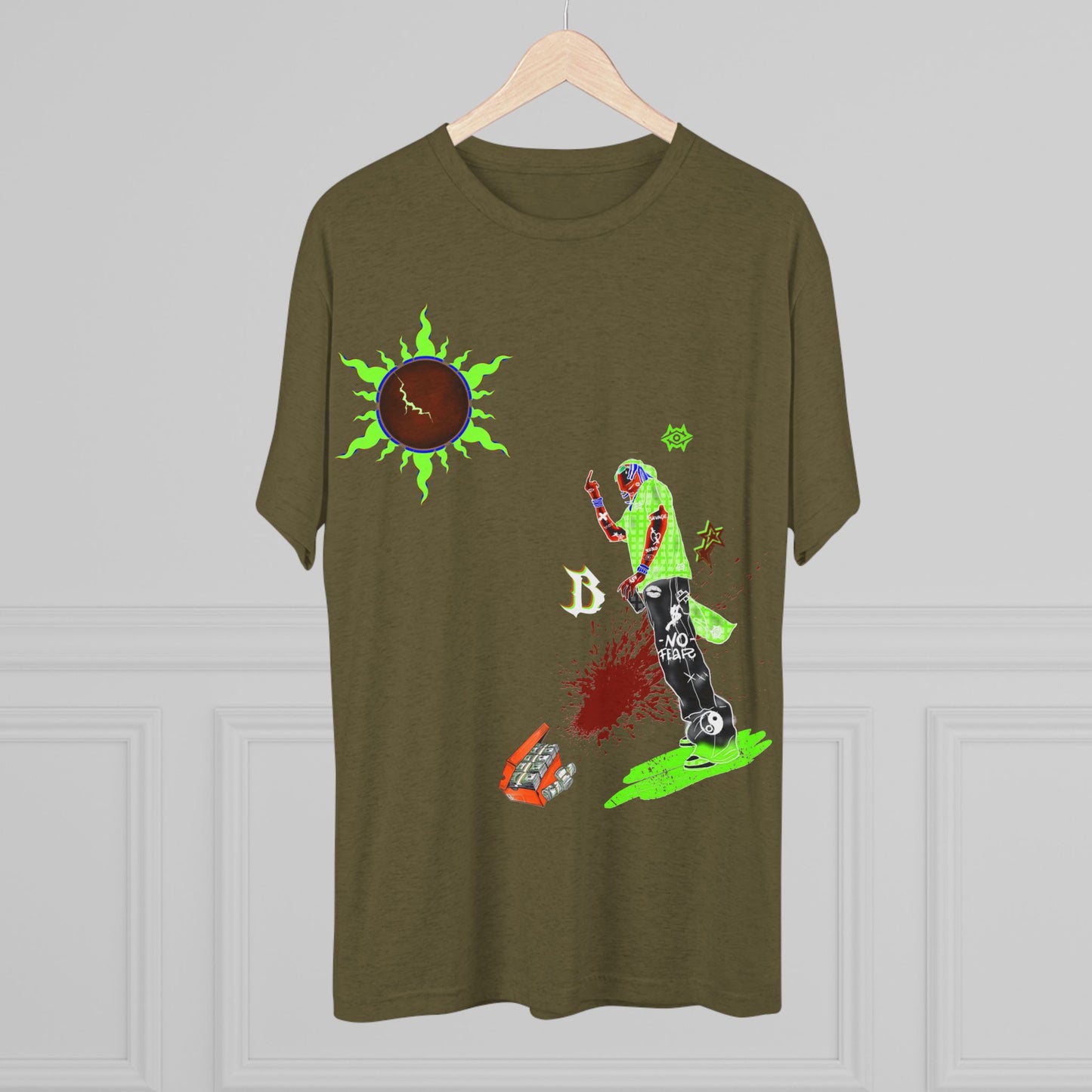 Tri Blend T-Shirt / The World Ruler