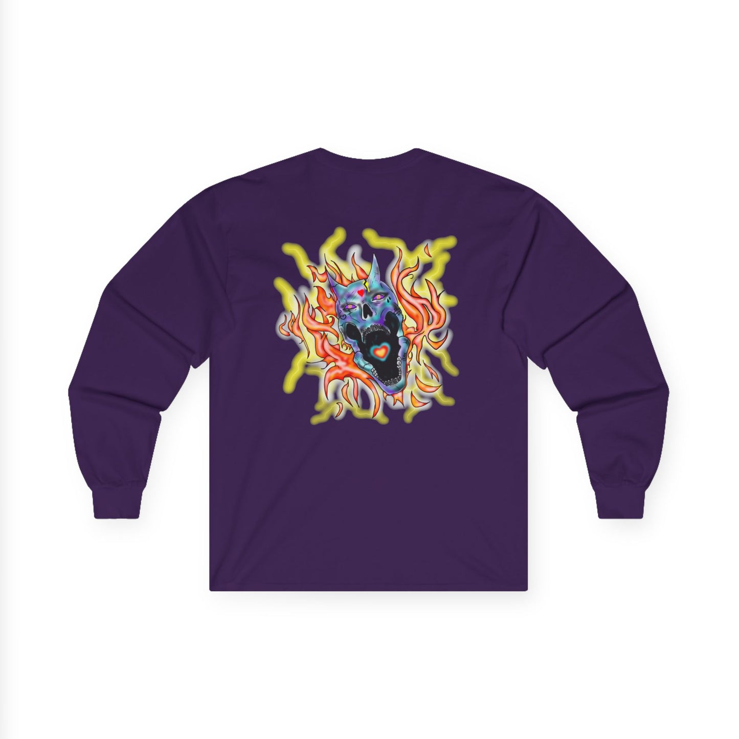 Long Sleeve Tee / Love Skull
