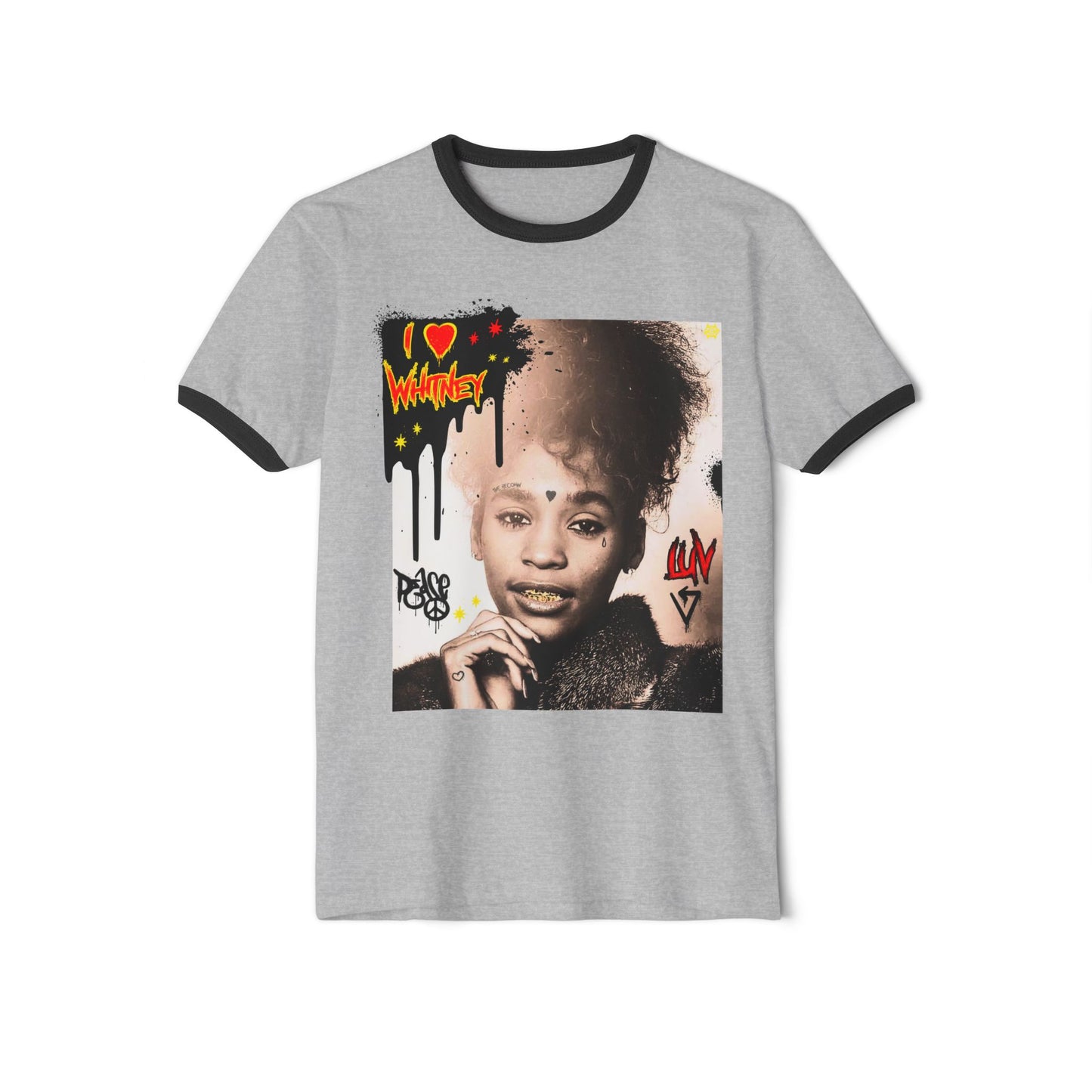 Ringer T-Shirt - I LUV WHITNEY