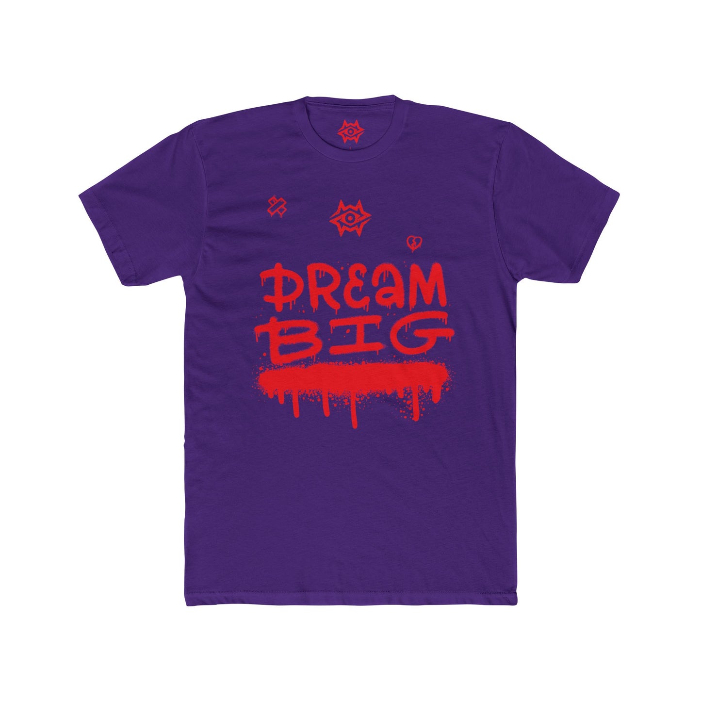 Cotton Crew Neck T-Shirt / Dream Big