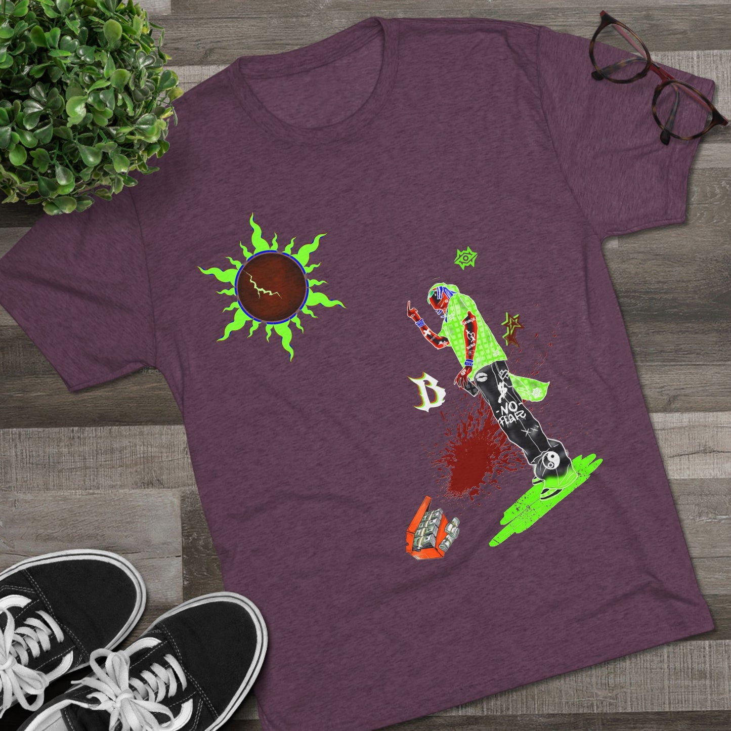 Tri Blend T-Shirt / The World Ruler