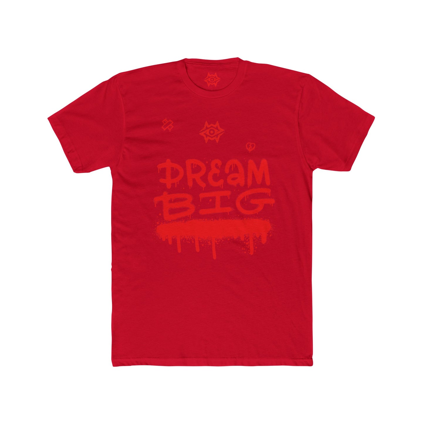 Cotton Crew Neck T-Shirt / Dream Big