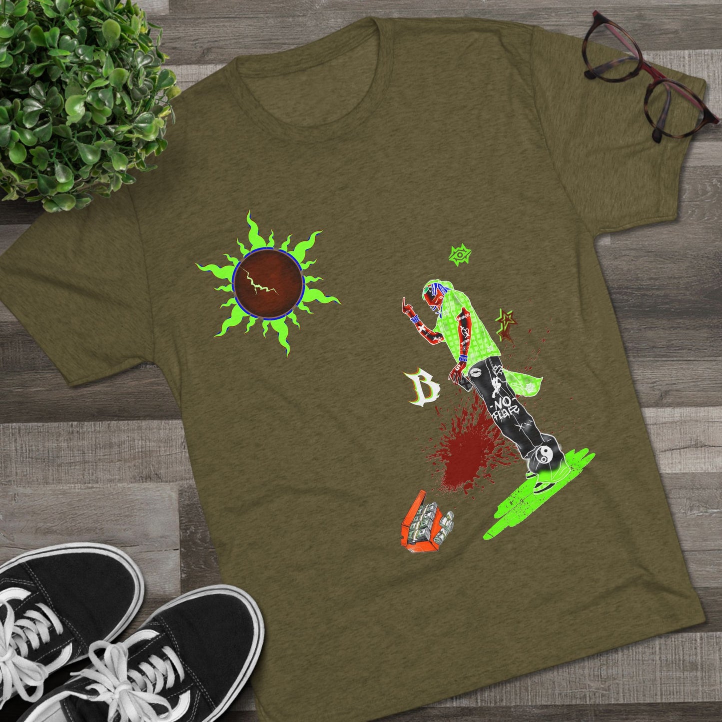 Tri Blend T-Shirt / The World Ruler