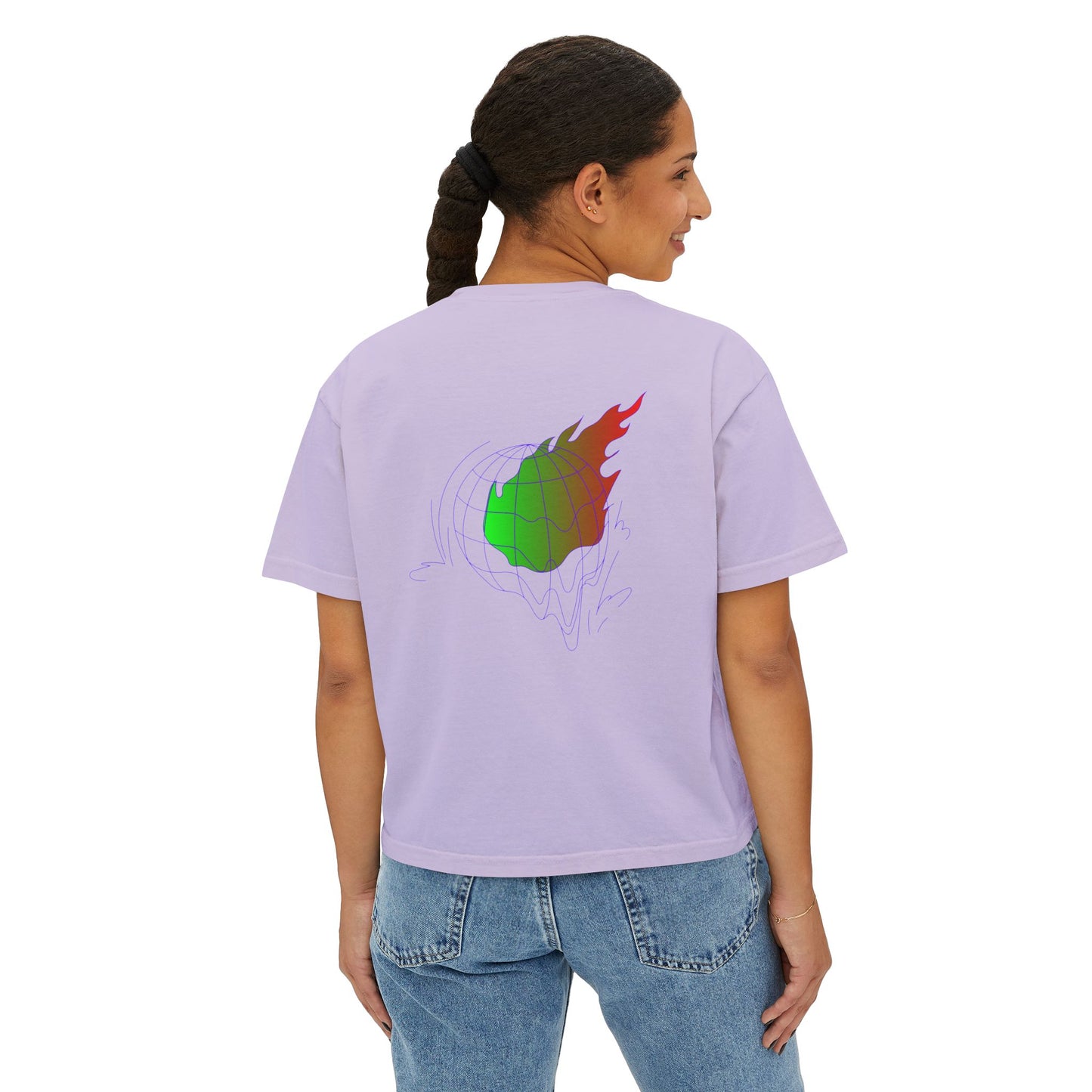 Boxy Tee - Retro Goddess
