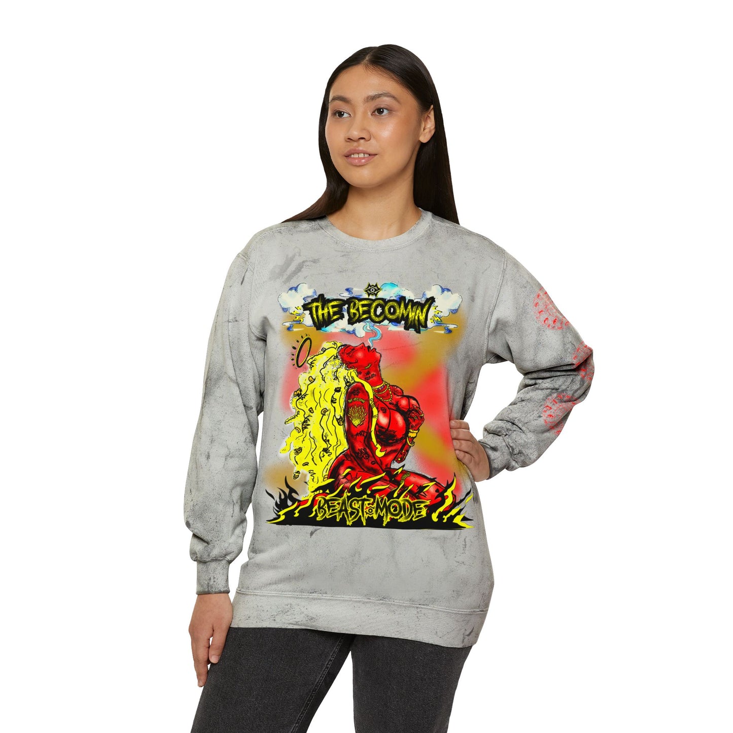Color Blast Sweatshirt - Beast Mode