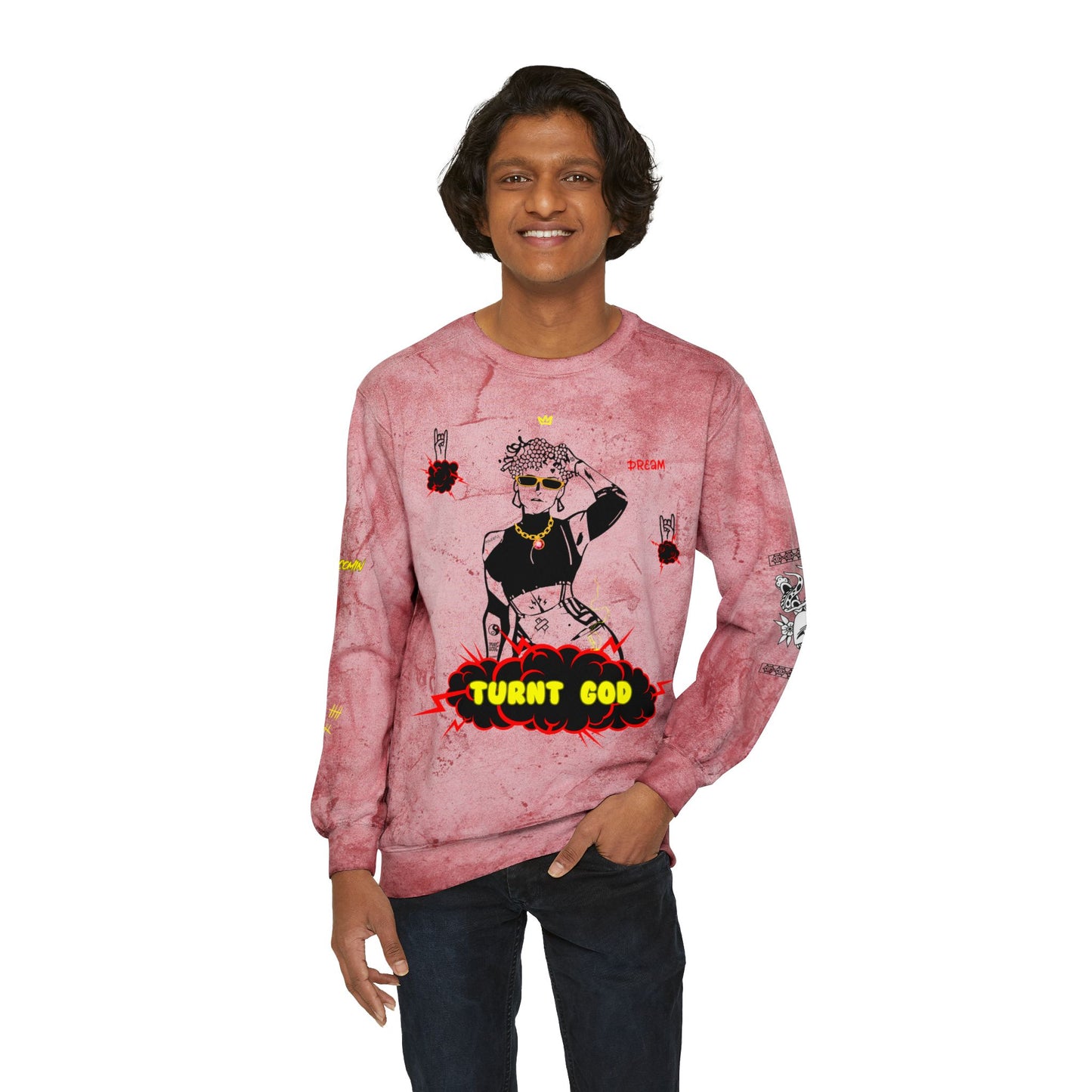 Color Blast Sweatshirt / Turnt God