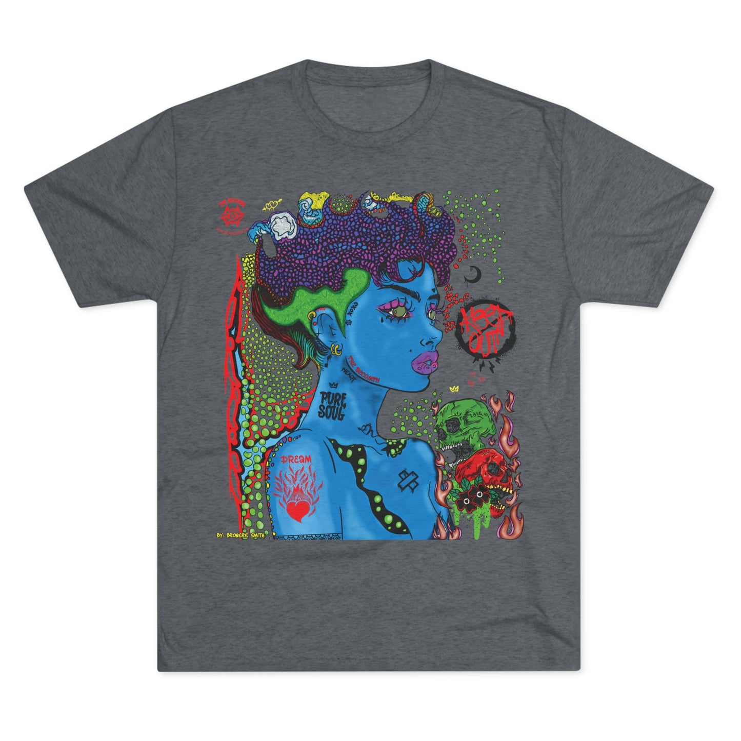 Tri-Blend T-Shirt/ Scorn Queen