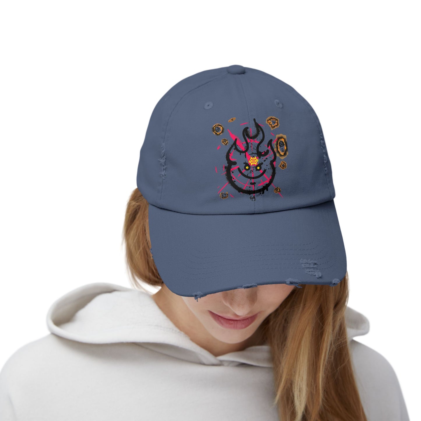 Distressed Cap-Inner Flames