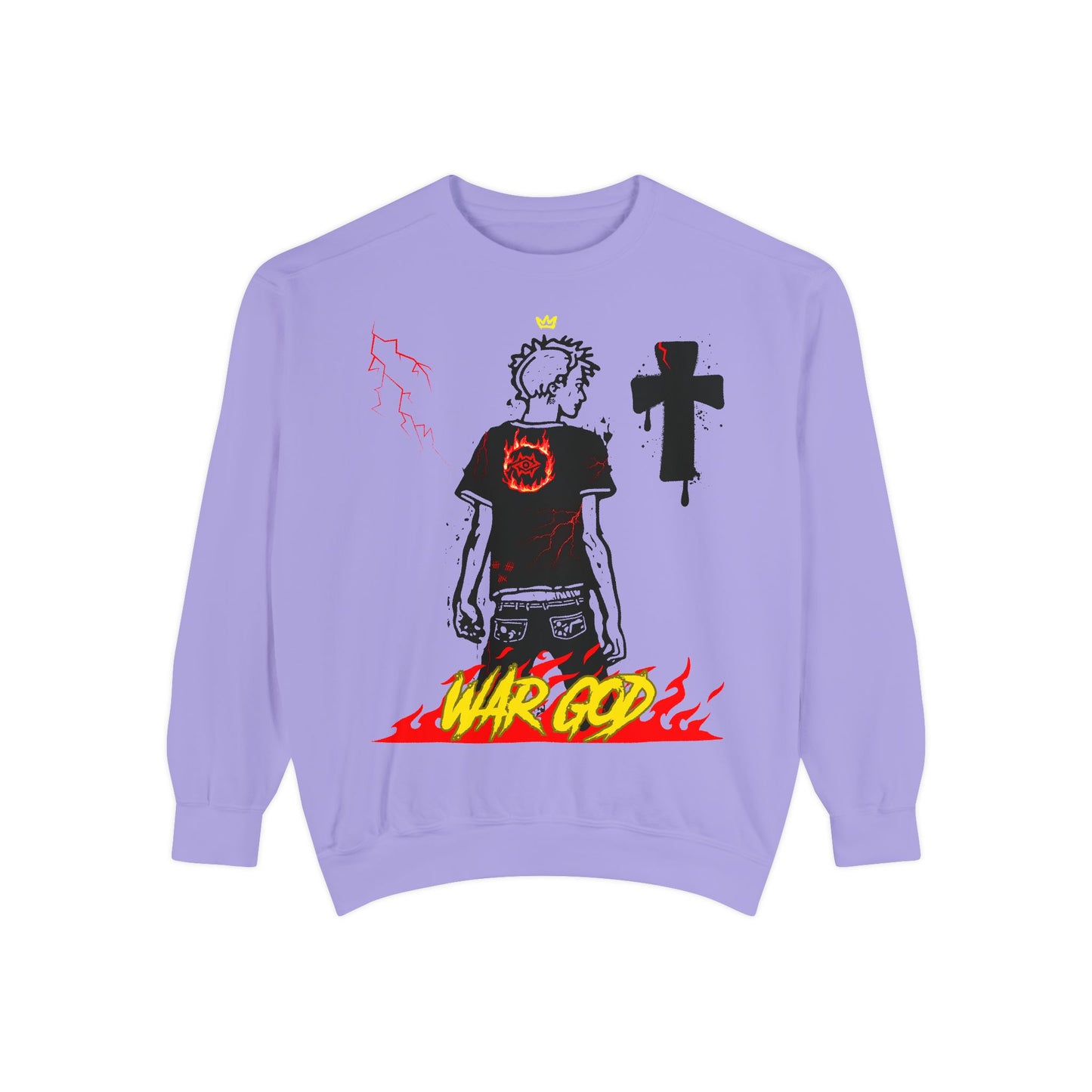 Dyed Sweatshirt /War God