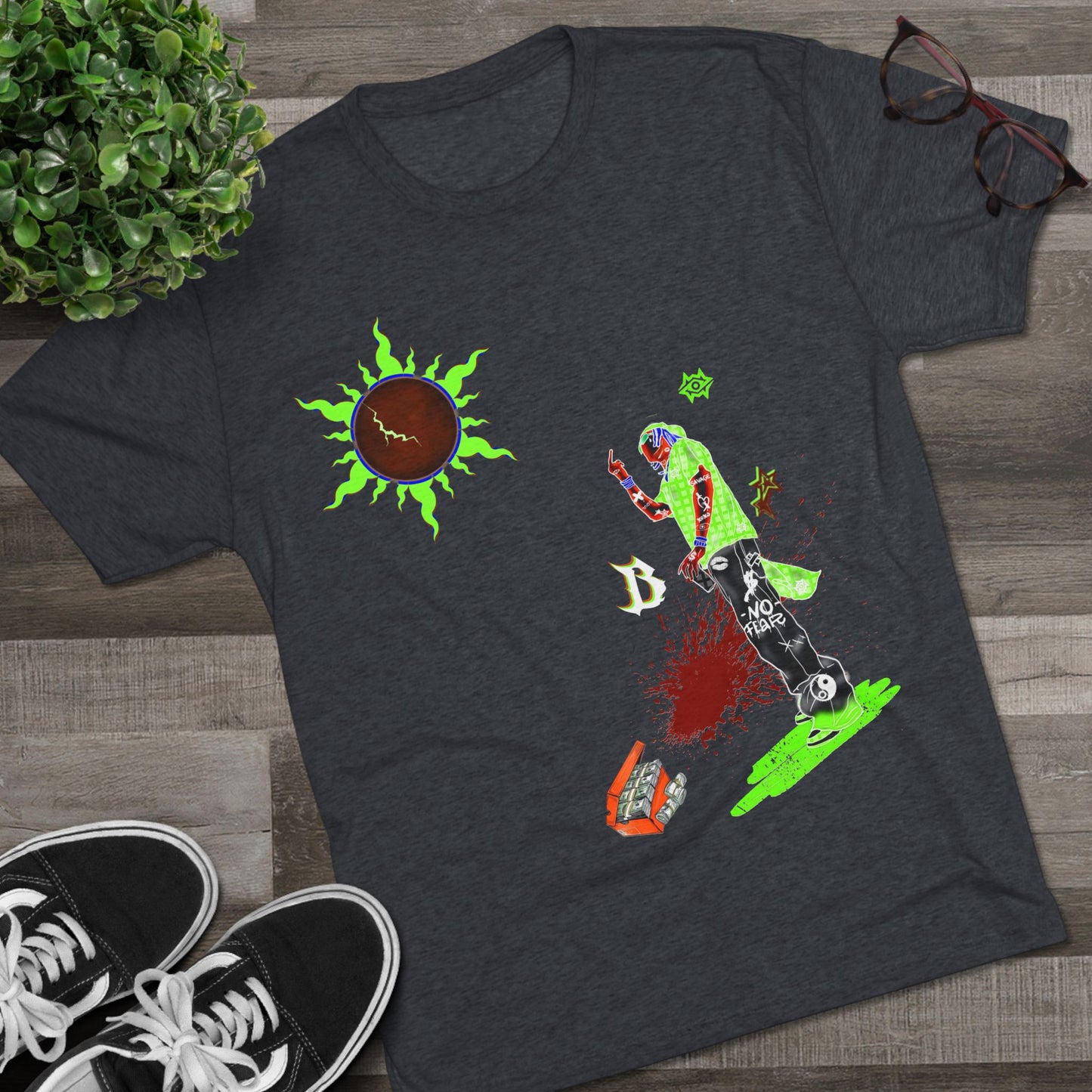 Tri Blend T-Shirt / The World Ruler