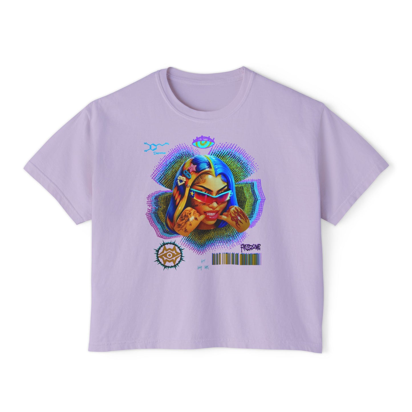 Boxy Tee - Retro Goddess